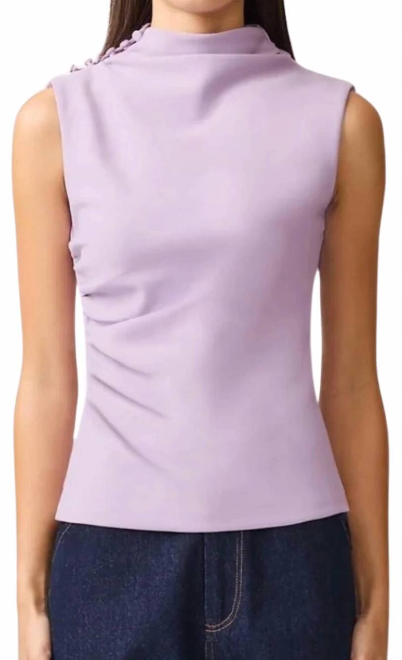 NEW ELLIATT mira sleeveless top in lilac
